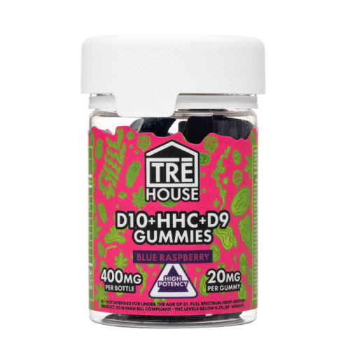 TRE HOUSE D10+HHC+D9 GUMMIES 400MG | 20count