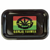 Metal Design Medium 11x 7, Ooze & Marijuana Rolling Tray