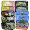 Metal Rolling Tray 11" x 7" - Assorted 10 Pack