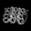 PREMIUM HAND BRACE KNUCKLE GLASS PIPE | HIGH QUALITY PACK OF 01