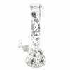 X029 14 INCH 7 MM BEAKER WITH PINCH RR BUNNY, GLOW IN DARK